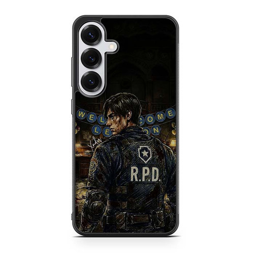 Resident Evil 2 Remake Welcome Leon Samsung Galaxy S25 Case