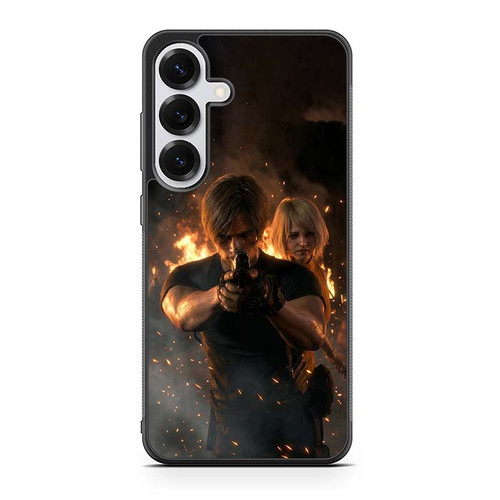 Resident Evil 4 Remake Leon and Ashley G Samsung Galaxy S25 Case
