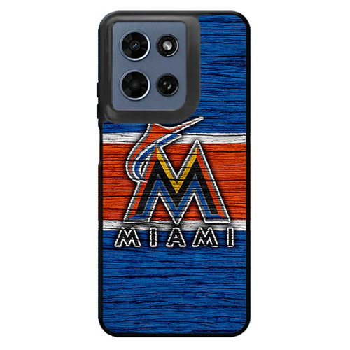 Miami Marlins Wooden Pattern Motorola Moto G 2026 Case
