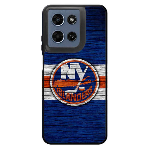 New York Islanders Wooden Pattern Motorola Moto G 2026 Case