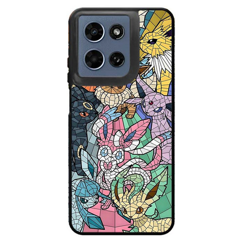 Pokemon stained glass pattern Motorola Moto G 2026 Case