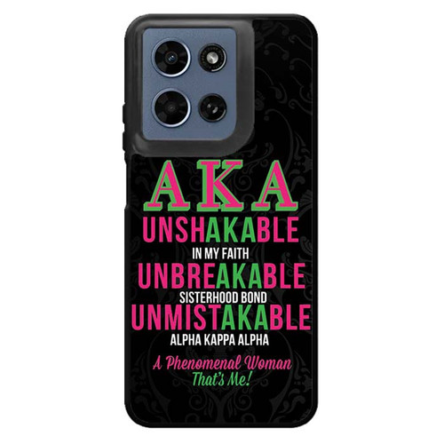 Alpha Kappa Alpha AKA Unbreakable Motorola Moto G 2026 Case