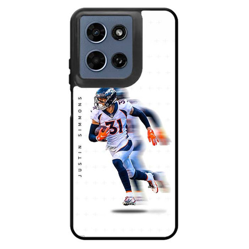 Justin Simmons Denver Broncos 02 Motorola Moto G 2026 Case