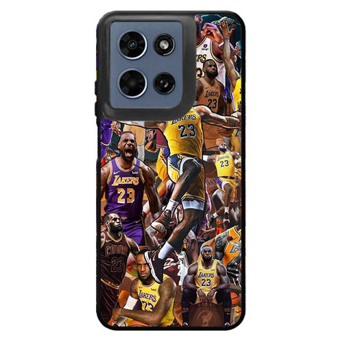 Lebron Lakers 23 Collages Motorola Moto G 2026 Case
