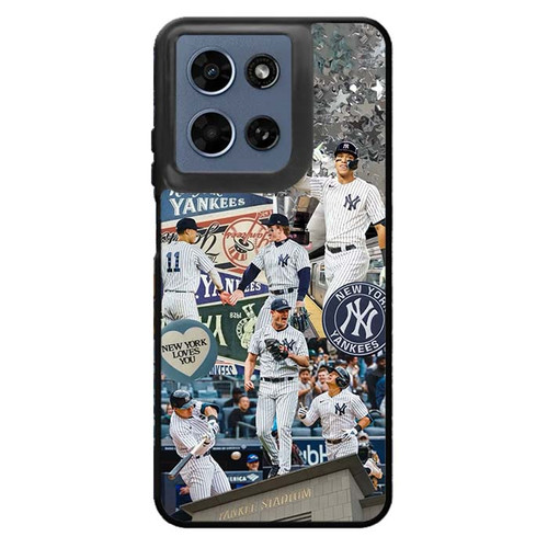 New York Yankees Aesthetic Collage Motorola Moto G 2026 Case
