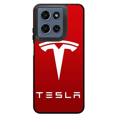 Tesla Silicon and Steel Motorola Moto G 2026 Case
