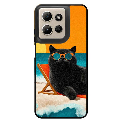 Chill Like a Cat Motorola Moto G Power 2026 Case