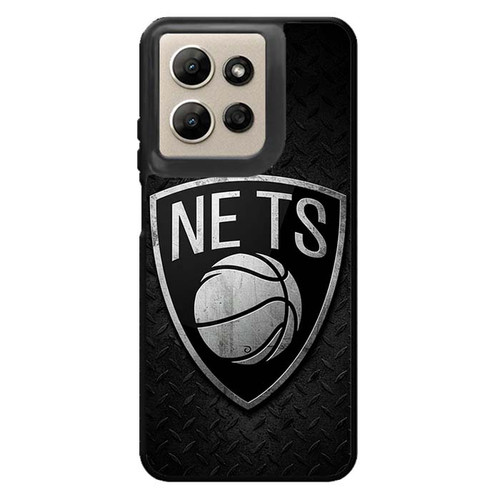Brooklyn Nets Metal Pattern Motorola Moto G Power 2026 Case