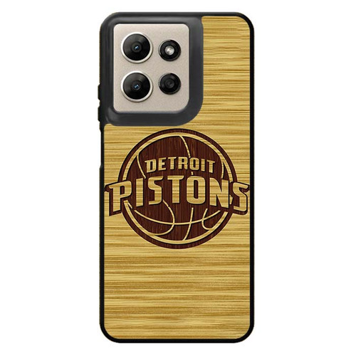 Detroit Pistons Wooden Pattern 01 Motorola Moto G Power 2026 Case