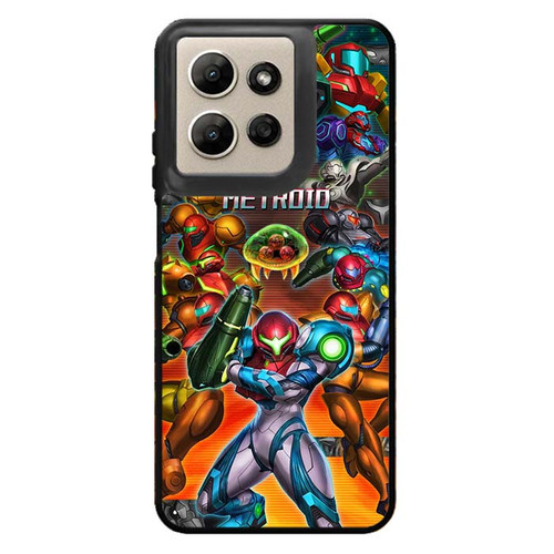 Metroid collage Samuss evolution Motorola Moto G Power 2026 Case