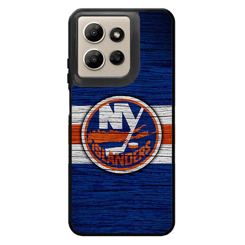 New York Islanders Wooden Pattern Motorola Moto G Power 2026 Case