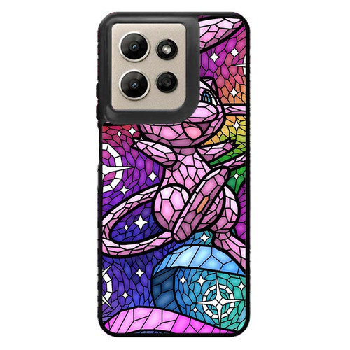 Pokemon Mew Stained Glass Pattern Motorola Moto G Power 2026 Case