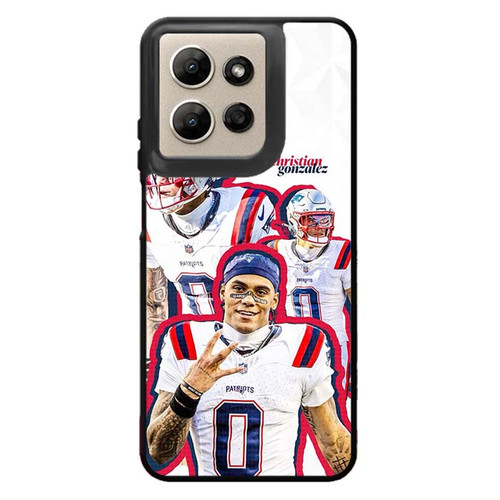 Christian Gonzalez New England Patriots 01 Motorola Moto G Power 2026 Case