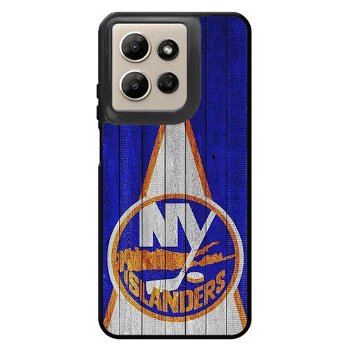 New York Islanders Wood Pattern Motorola Moto G Power 2026 Case