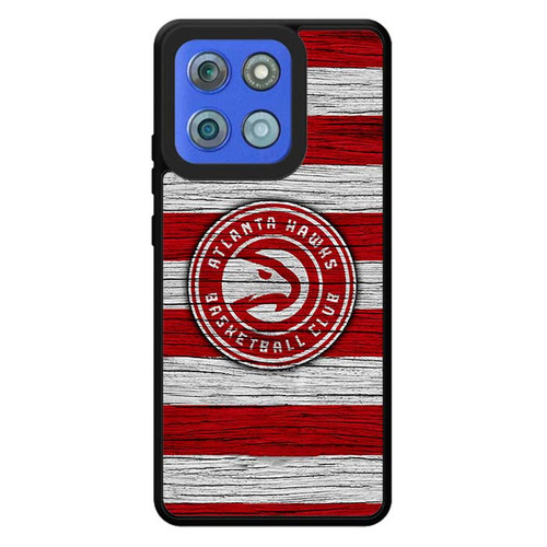 Atlanta Hawks Wooden Pattern Motorola Moto G Stylus 2026 Case