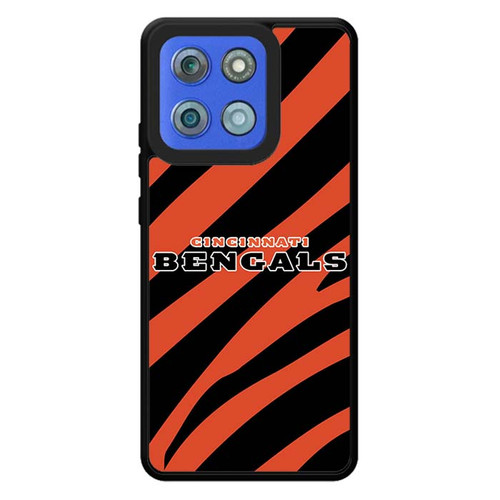 Cincinnati Bengals Tiger Pattern Motorola Moto G Stylus 2026 Case