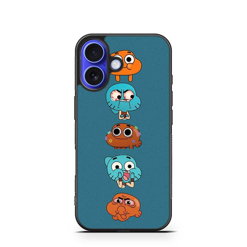 Gumball and Darwin iPhone 16 Case