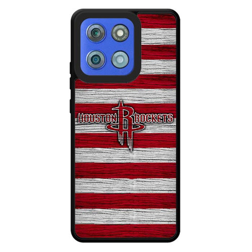 Houston Rockets Wooden Pattern Motorola Moto G Stylus 2026 Case