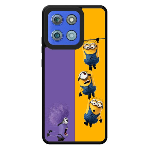 Minions and one purple evil minion. Motorola Moto G Stylus 2026 Case