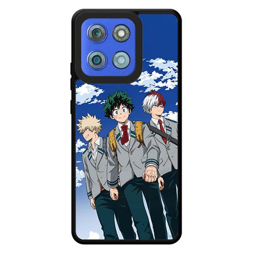 My Hero Academia Bakugo Midoriya and Todoroki Motorola Moto G Stylus 2026 Case