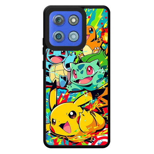 Pokemon Bulbasaur Charmander Squirtl and  Pikachu Motorola Moto G Stylus 2026 Case