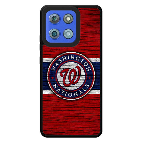 Washington Nationals Wooden Pattern Motorola Moto G Stylus 2026 Case