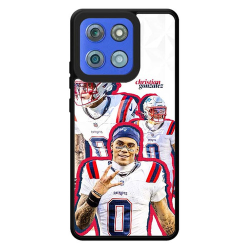 Christian Gonzalez New England Patriots 01 Motorola Moto G Stylus 2026 Case