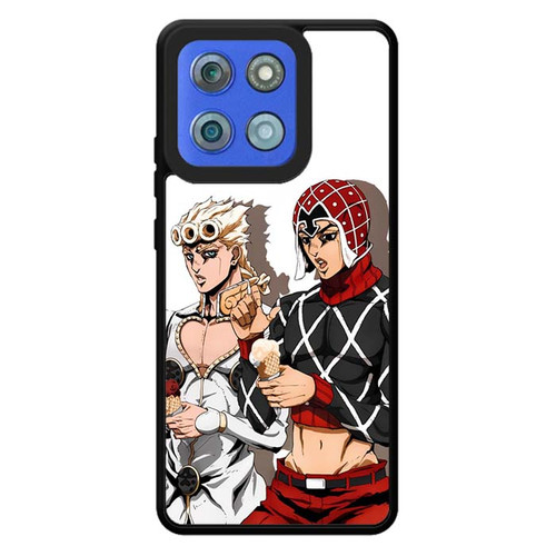 JoJos Bizarre Adventure Mista and Giorno Motorola Moto G Stylus 2026 Case