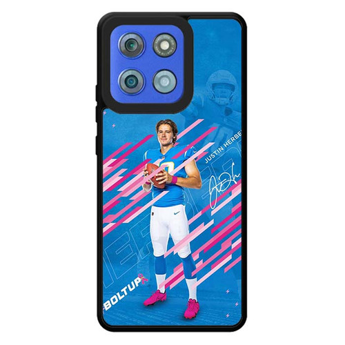 Justin Herbert Los Angeles Chargers 05 Motorola Moto G Stylus 2026 Case