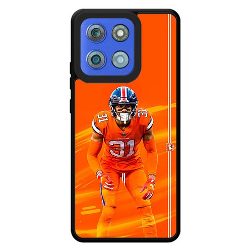 Justin Simmons Denver Broncos 01 Motorola Moto G Stylus 2026 Case