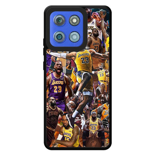 Lebron Lakers 23 Collages Motorola Moto G Stylus 2026 Case