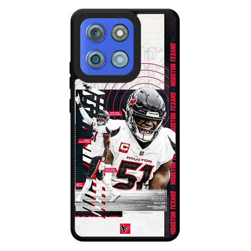 Will Anderson Jr Houston Texans 01 Motorola Moto G Stylus 2026 Case