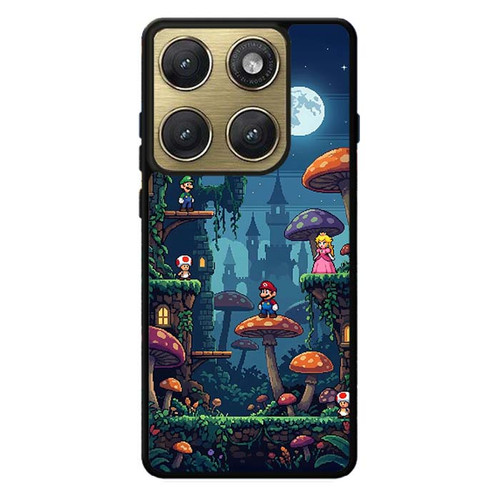Mario Mushroom Night Castle Motorola Edge 2026 Case