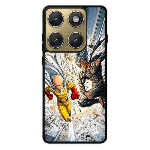 One Punch Man Saitama Vs Garou Motorola Edge 2026 Case