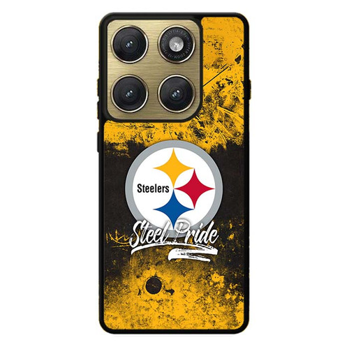 Steeler Pride Grunge Motorola Edge 2026 Case
