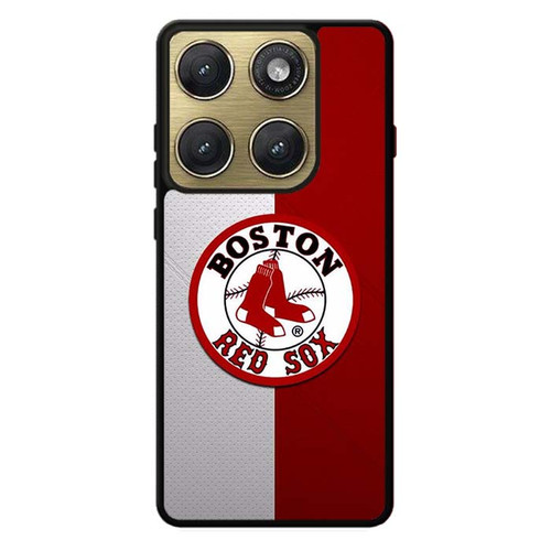 Boston Red Sox Crimson Grid Motorola Edge 2026 Case