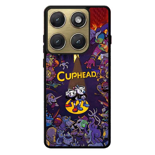 Cuphead and Mugman Inkwell Isle Motorola Edge 2026 Case