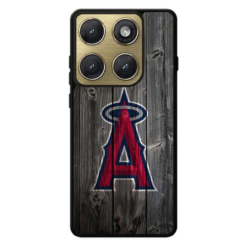Los Angeles Angels Wooden Pattern Motorola Edge 2026 Case