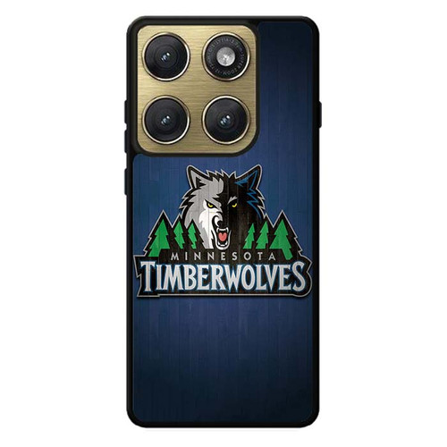 Minnesota Timberwolves Wooden Pattern Motorola Edge 2026 Case