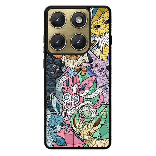 Pokemon stained glass pattern Motorola Edge 2026 Case