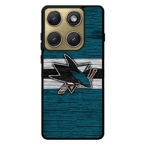 San Jose Sharks Wooden Pattern Motorola Edge 2026 Case