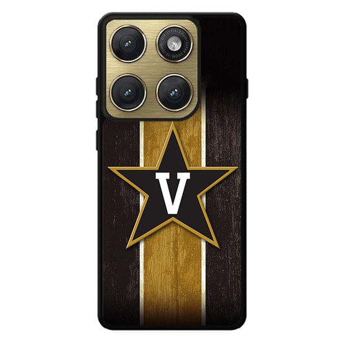 Vanderbilt Commodores Wooden Pattern Motorola Edge 2026 Case