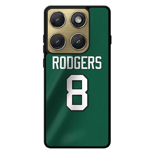 Aaron Rodgers New York Jets No 8 Motorola Edge 2026 Case