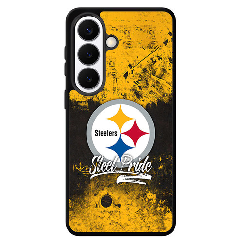 Steeler Pride Grunge Samsung Galaxy S26 Case