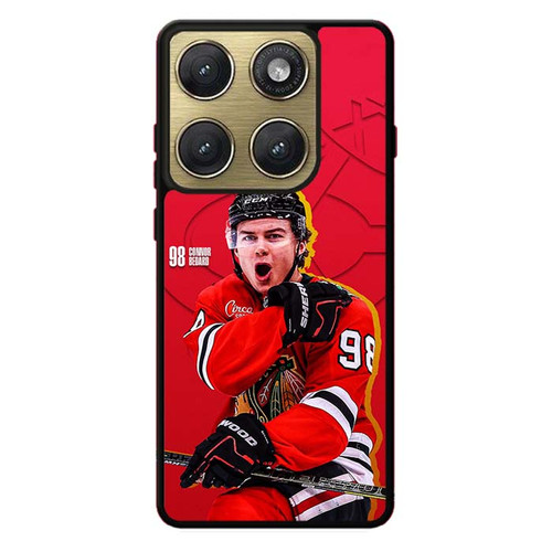 Connor Bedard Chicago Blackhawks Motorola Edge 2026 Case