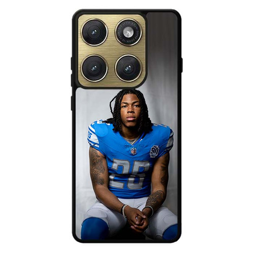 Jahmyr Gibbs Detroit Lions 01 Motorola Edge 2026 Case