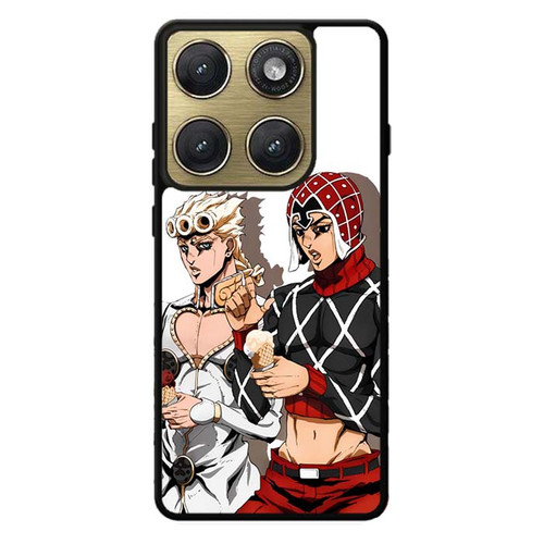 JoJos Bizarre Adventure Mista and Giorno Motorola Edge 2026 Case