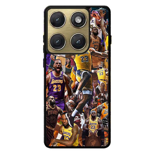 Lebron Lakers 23 Collages Motorola Edge 2026 Case