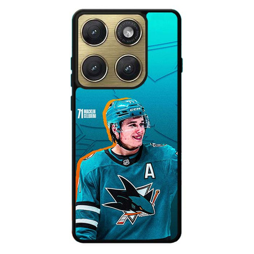 Macklin Celebrini San Jose Sharks Motorola Edge 2026 Case
