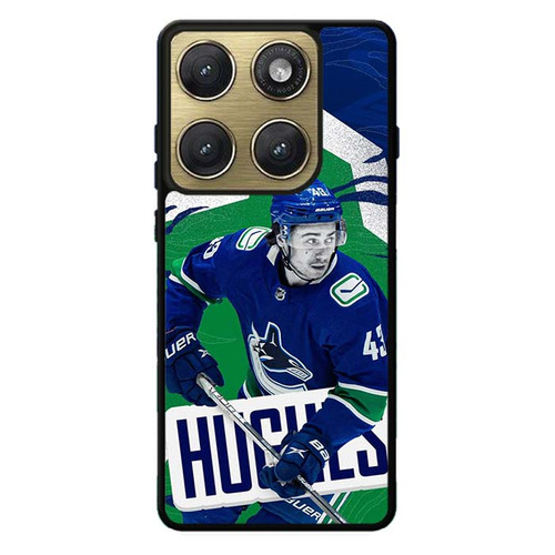 Quinn Hughes Vancouver Canucks Motorola Edge 2026 Case